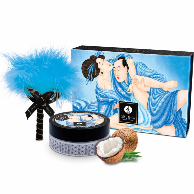 SHUNGA - KIT DE MASSAGEM EM PÓ DE COCO COMESTÍVEL - Toys "n" Us