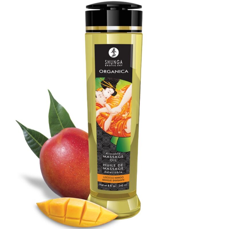 SHUNGA - ORGANIC MASSAGE OIL MANGO 240 ML - Toys "n" Us