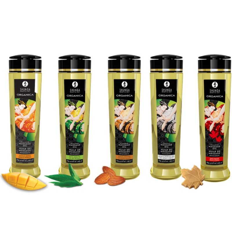 SHUNGA - ORGANIC MASSAGE OIL MANGO 240 ML - Toys "n" Us
