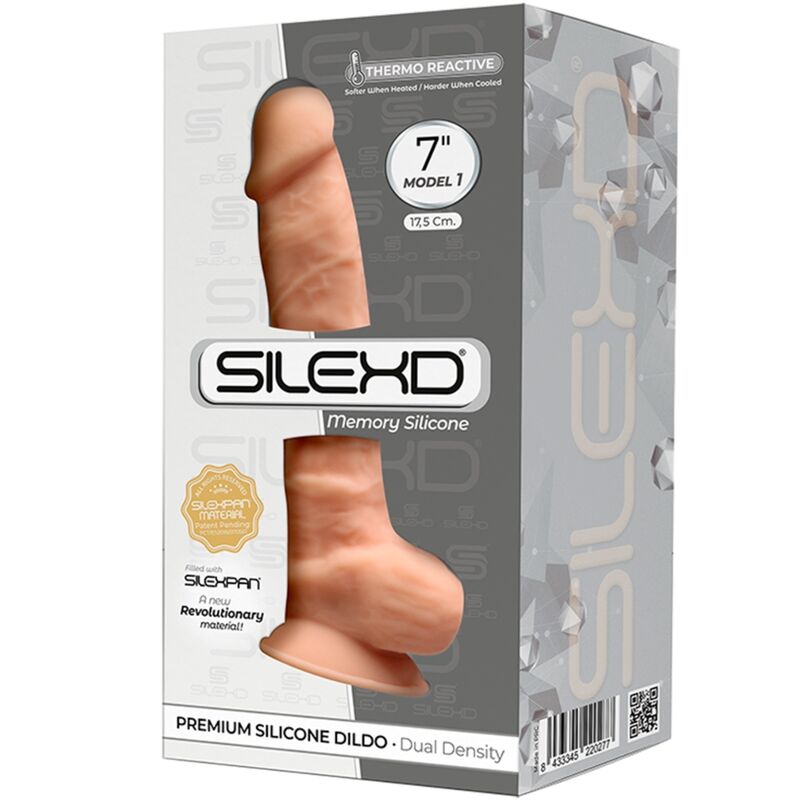 SILEXD - MODELO 1 PÊNIS REALÍSTICO PREMIUM SILEXPAN SILICONE 17.5 CM - Toys "n" Us