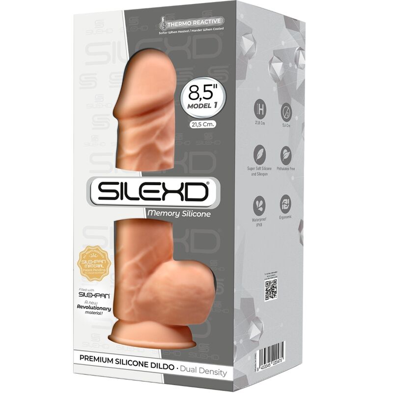 SILEXD - MODELO 1 PÊNIS REALÍSTICO PREMIUM SILEXPAN SILICONE 21.5 CM - Toys "n" Us