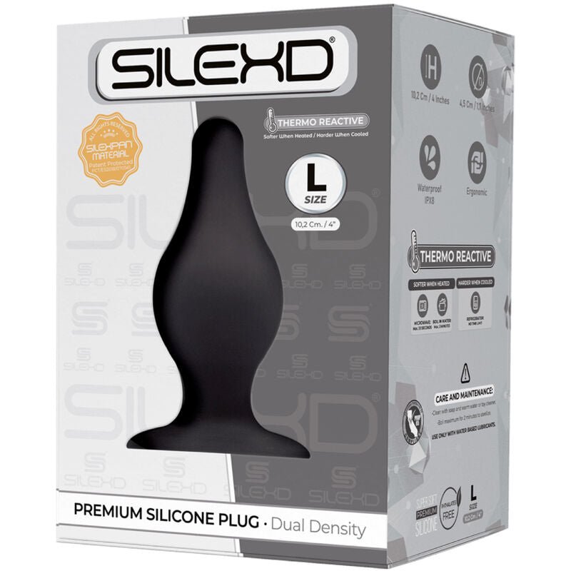 SILEXD - MODELO 2 PLUG ANAL PREMIUM SILEXPAN SILICONE PREMIUM TERMOREATIVO TAMANHO L - Toys "n" Us