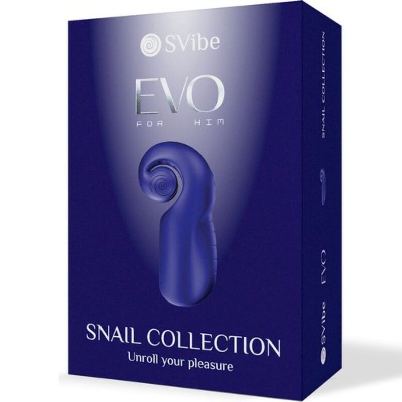 SNAIL VIBE - EVO FOR HIM MALE MASTURBATOR SLIDE NROLL DARK BLUE - Toys "n" Us