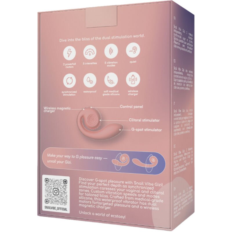 SNAIL VIBE - GIZI ESTIMULADOR DUPLO ROSA - Toys "n" Us