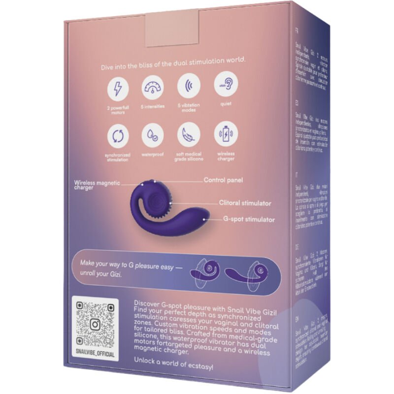SNAIL VIBE - GIZI ESTIMULADOR DUPLO ROSA - Toys "n" Us