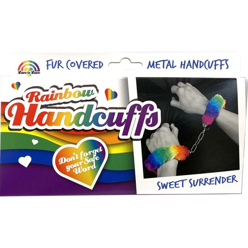 SPENCER & FLEETWOOD - RAINBOW LINED METAL HANDCUFFS - Toys "n" Us