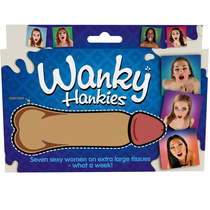 SPENCER & FLEETWOOD - WANKY HANKIES 7 EXTRA LARGE WOMEN'S HANDKERCHIEFS - Toys "n" Us