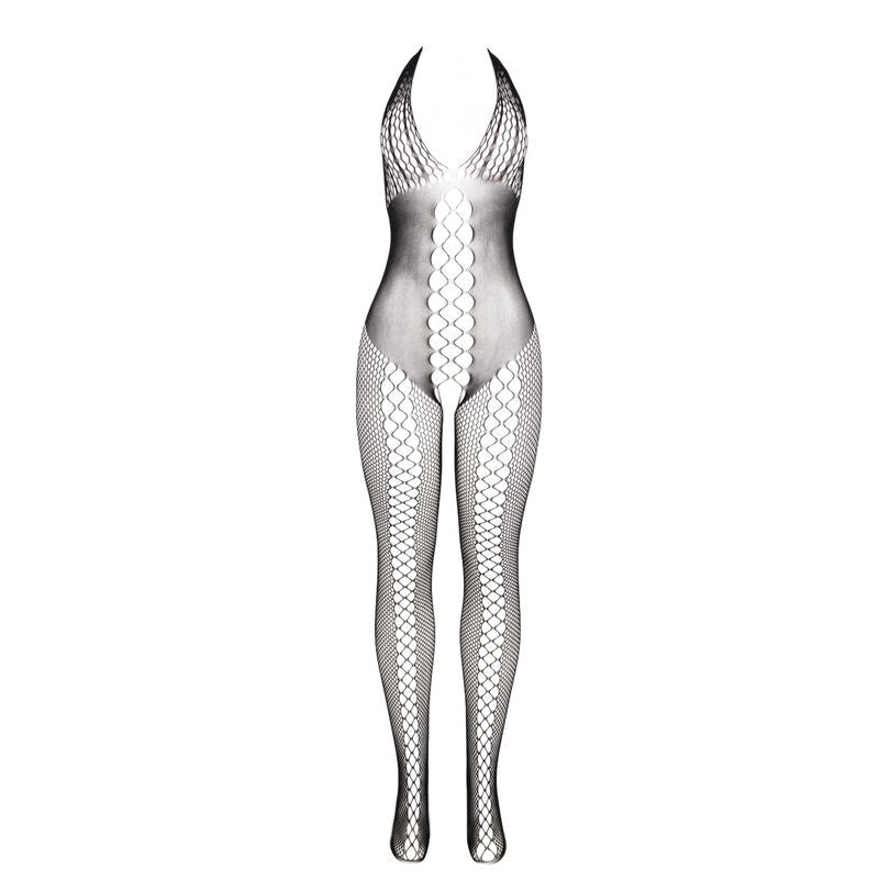 SUBBLIME - 951832 BODYSTOCKING WITH OPEN BACK AND CROSS DETAILS BLACK ONE SIZE - Toys "n" Us
