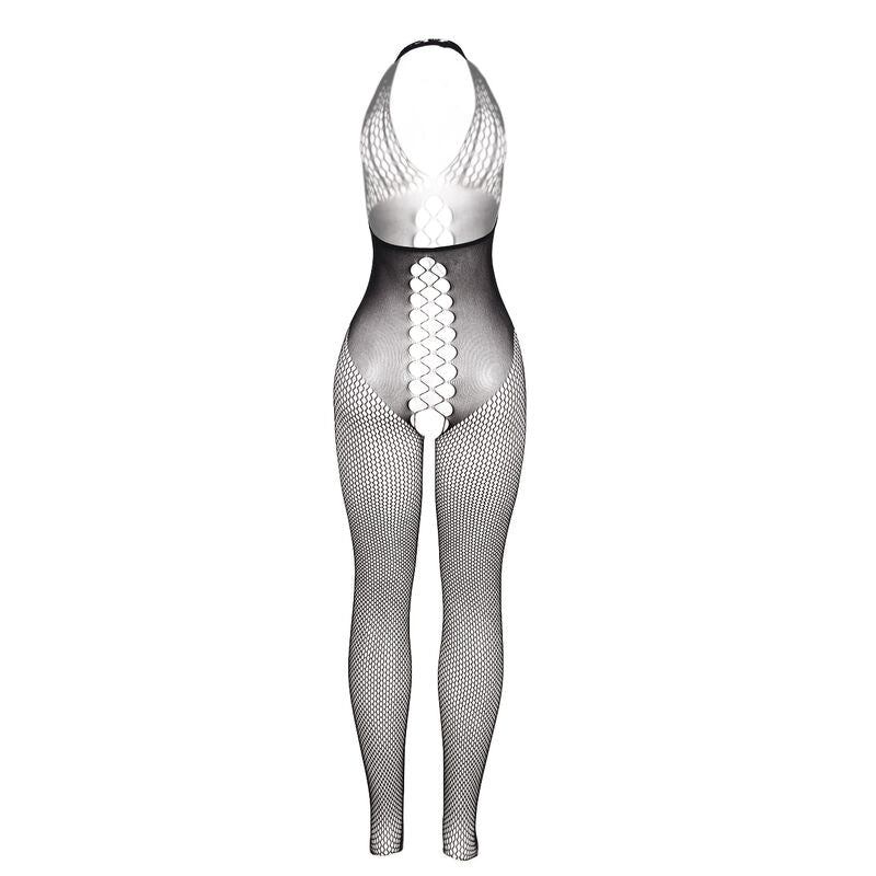 SUBBLIME - 951832 BODYSTOCKING WITH OPEN BACK AND CROSS DETAILS BLACK ONE SIZE - Toys "n" Us