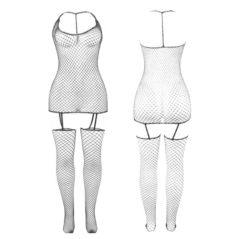 SUBBLIME - 951955 SHINY FISHNET BODYSTOCKING ONE SIZE - Toys "n" Us