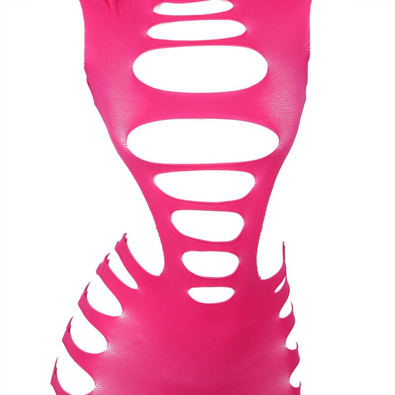 SUBBLIME - 952273 LONG SLEEVE ELASTIC FISHNET DRESS PINK ONE SIZE - Toys "n" Us