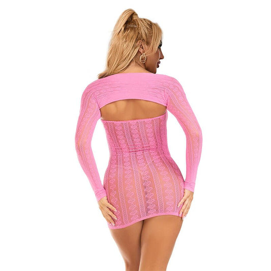 SUBBLIME - 952471 PINK FISHNET DRESS ONE SIZE - Toys "n" Us