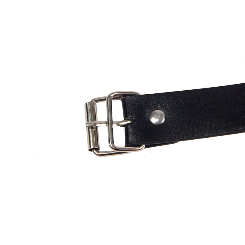 SUBBLIME - 953720 BONDAGE LEATHER STRAP BREAST CLAMPS BLACK ONE SIZE - Toys "n" Us