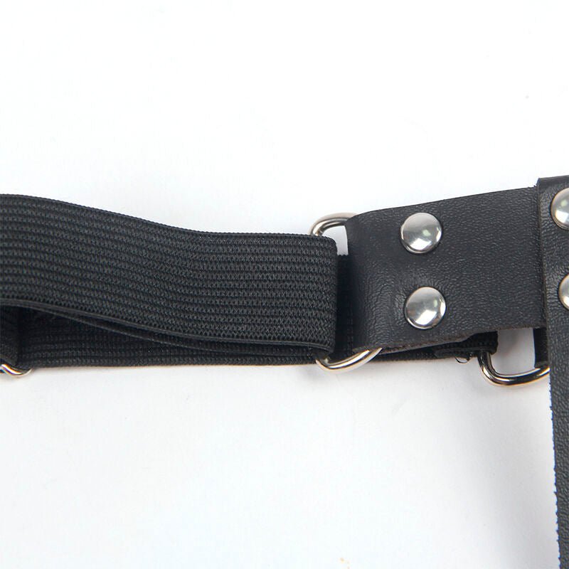 SUBBLIME - 953744 ADJUSTABLE LEATHER PUNK GARTER BLACK ONE SIZE - Toys "n" Us