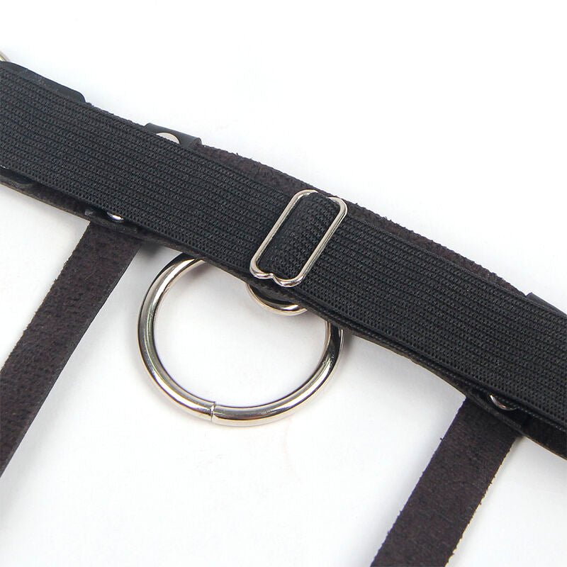 SUBBLIME - 953744 ADJUSTABLE LEATHER PUNK GARTER BLACK ONE SIZE - Toys "n" Us