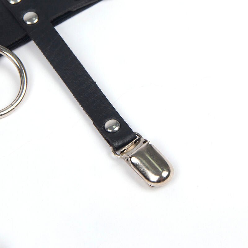 SUBBLIME - 953744 ADJUSTABLE LEATHER PUNK GARTER BLACK ONE SIZE - Toys "n" Us