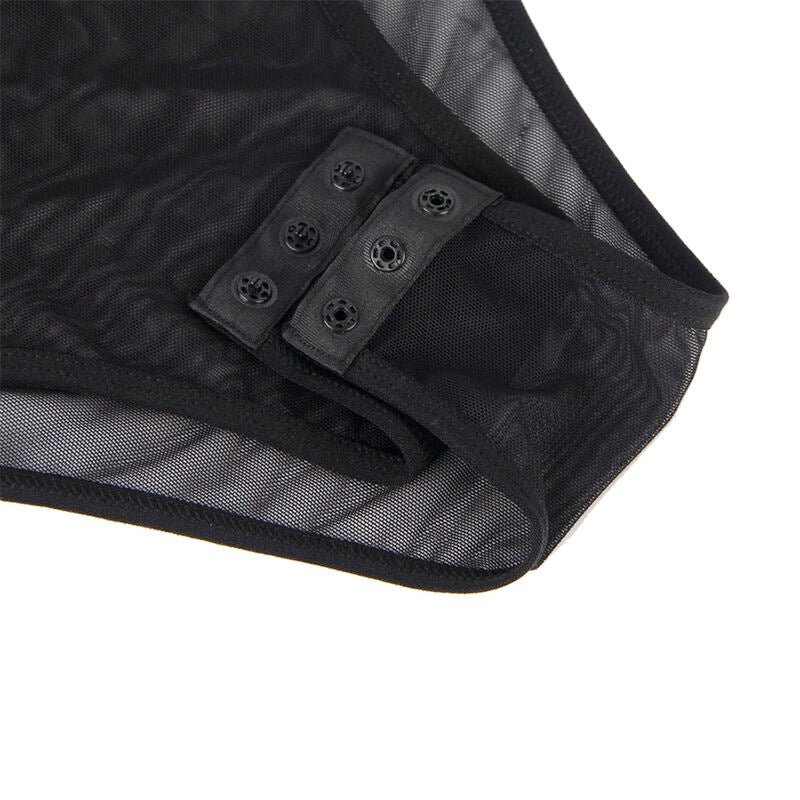 SUBBLIME - 954055 SEXY LACE BODYSUIT BLACK S/M - Toys "n" Us