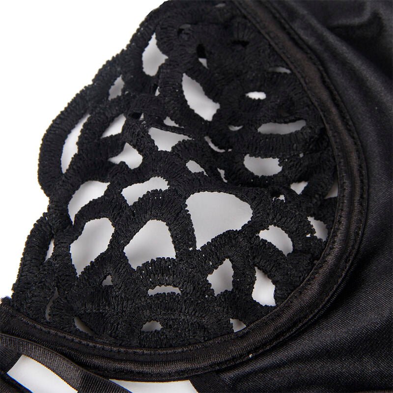 SUBBLIME - 954055 SEXY LACE BODYSUIT BLACK S/M - Toys "n" Us