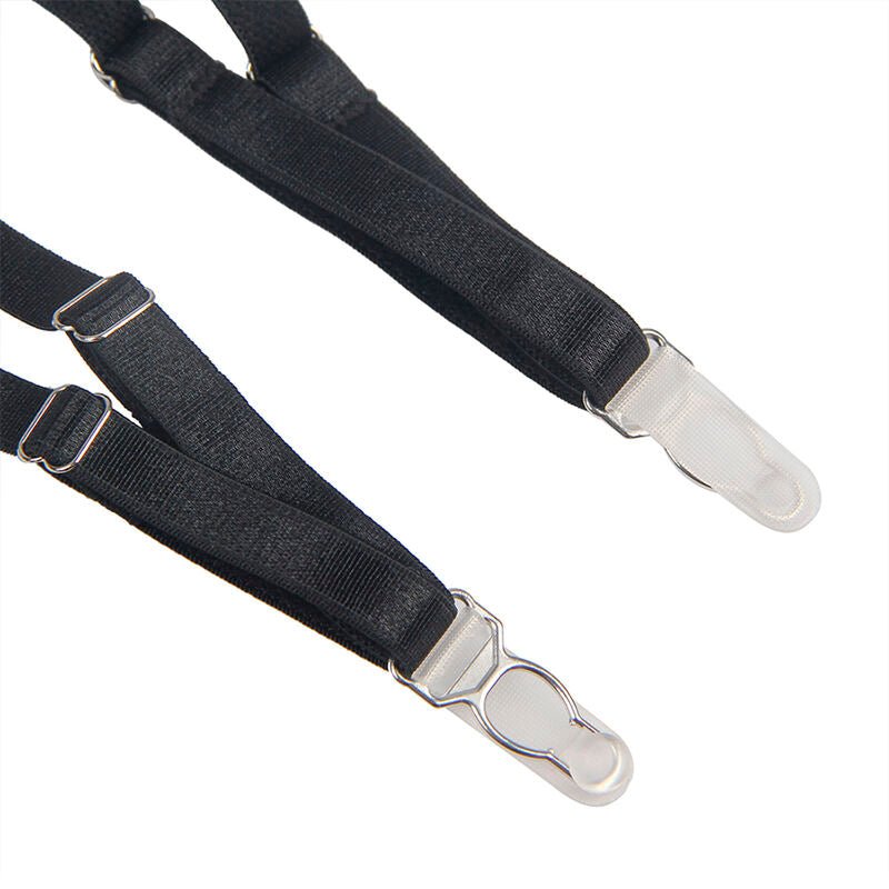 SUBBLIME - 954154 BODY WITH GARTER BELT BLACK L/XL - Toys "n" Us
