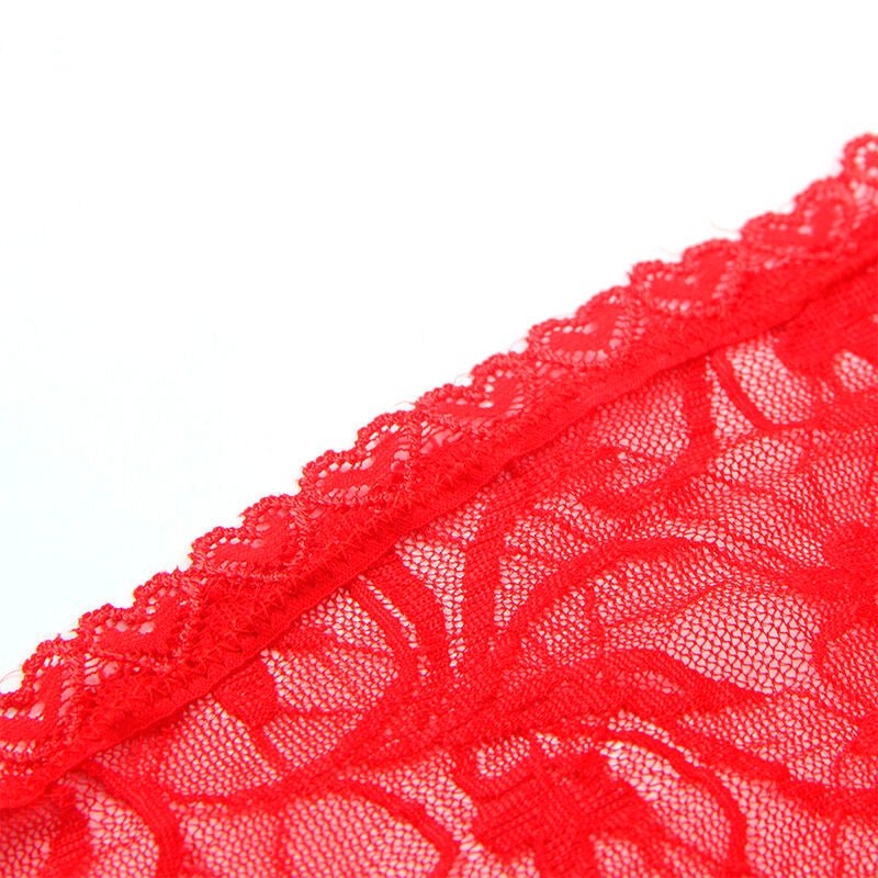 SUBBLIME - 954208 LACE BABYDOLL WITH ADJUSTABLE STRAPS RED S/M - Toys "n" Us