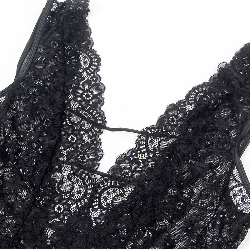 SUBBLIME - 954383 SEXY BODY WITH GARTER BELT BLACK S/M - Toys "n" Us
