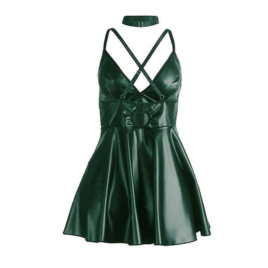 SUBBLIME - 955434 DRESS WITH GREEN LEATHER STRAPS S/M - Toys "n" Us
