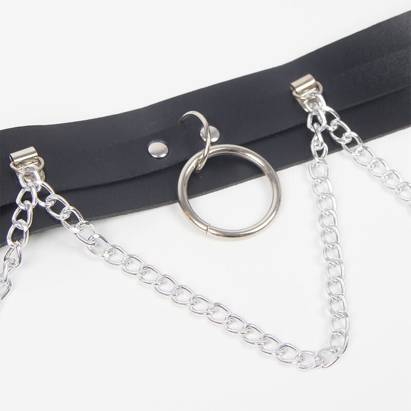 SUBBLIME - BELT AND GARTER HARNESS WITH RINGS AND CHAINDETAIL ONE SIZE - Toys "n" Us