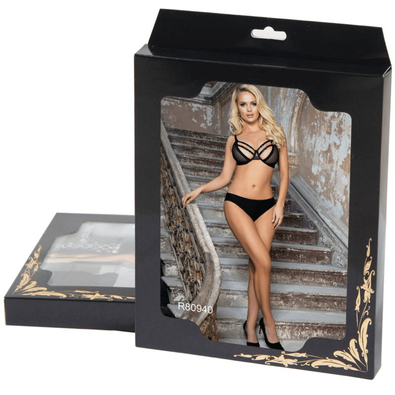 SUBBLIME - CONJUNTO DE DUAS PEÇAS DE SUTIÃ TRANSPARENTE E TIRAS S/M - Toys "n" Us