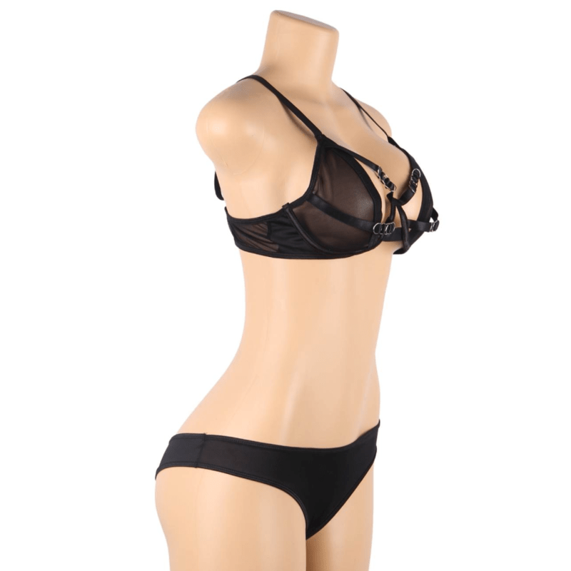 SUBBLIME - CONJUNTO DE DUAS PEÇAS DE SUTIÃ TRANSPARENTE E TIRAS S/M - Toys "n" Us