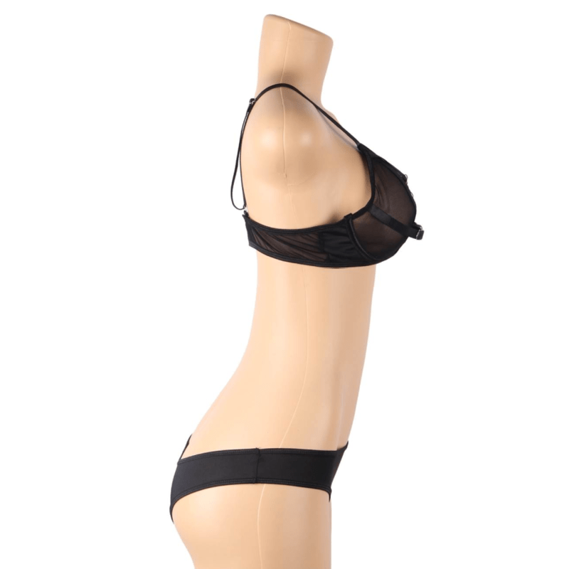 SUBBLIME - CONJUNTO DE DUAS PEÇAS DE SUTIÃ TRANSPARENTE E TIRAS S/M - Toys "n" Us