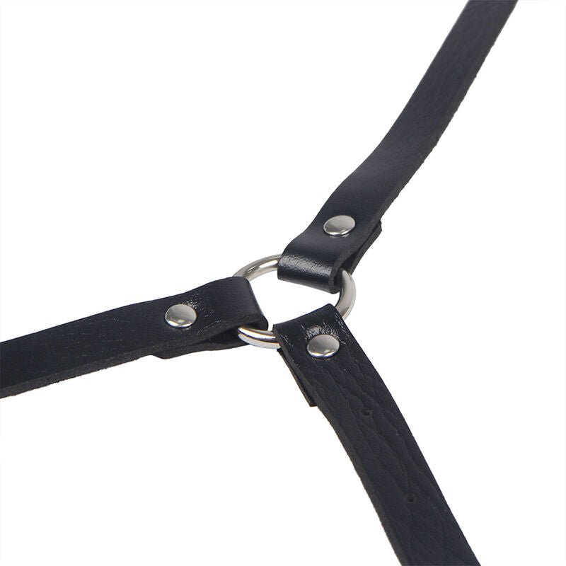SUBBLIME - LEATHER BODY HARNESS BLACK ONE SIZE - Toys "n" Us