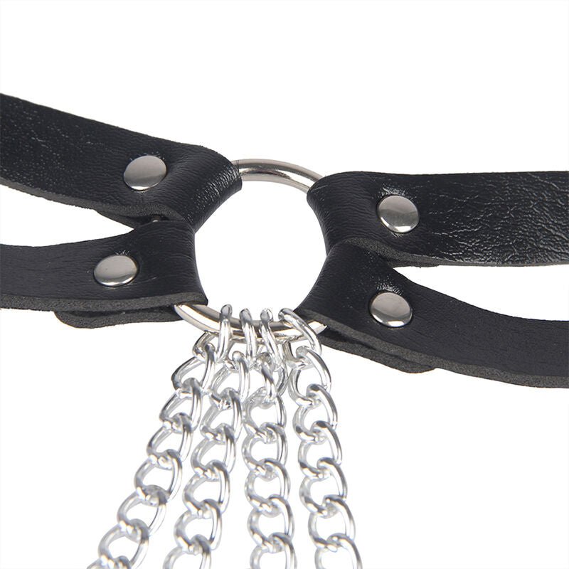 SUBBLIME - LEATHER RING CHAINBELT BLACK ONE SIZE - Toys "n" Us