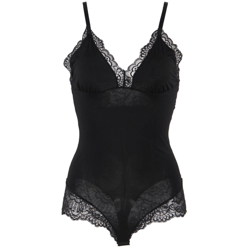 SUBBLIME - TEDDY PRETO FLORAL DETALHE DE RENDA S/M - Toys "n" Us