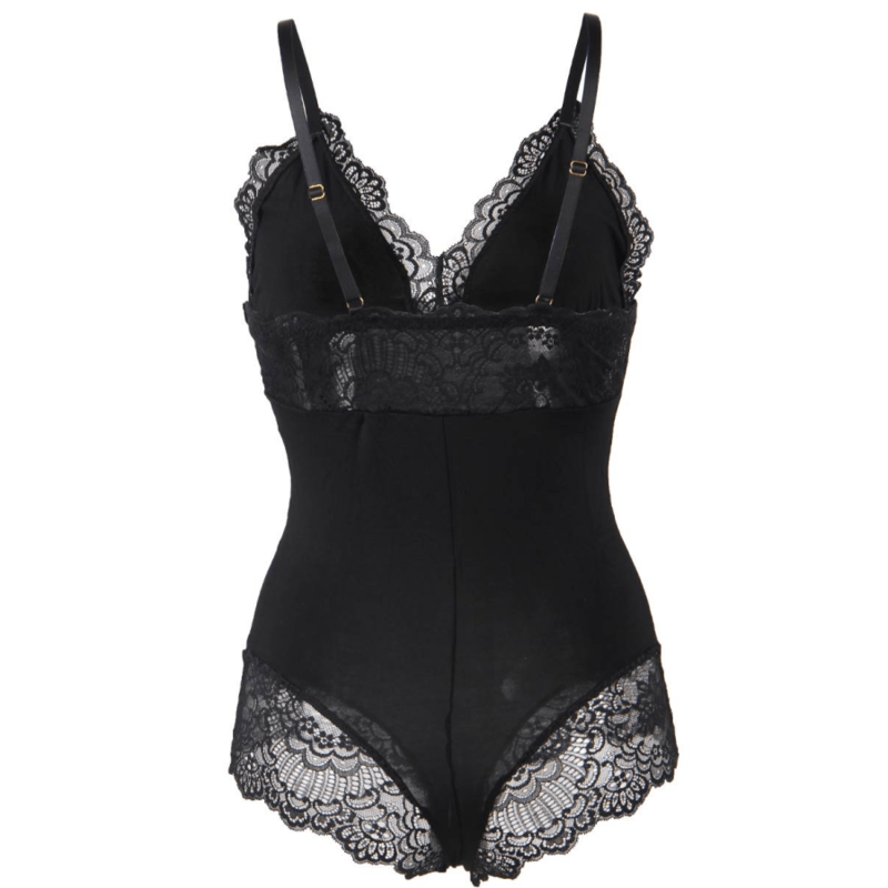 SUBBLIME - TEDDY PRETO FLORAL DETALHE DE RENDA S/M - Toys "n" Us