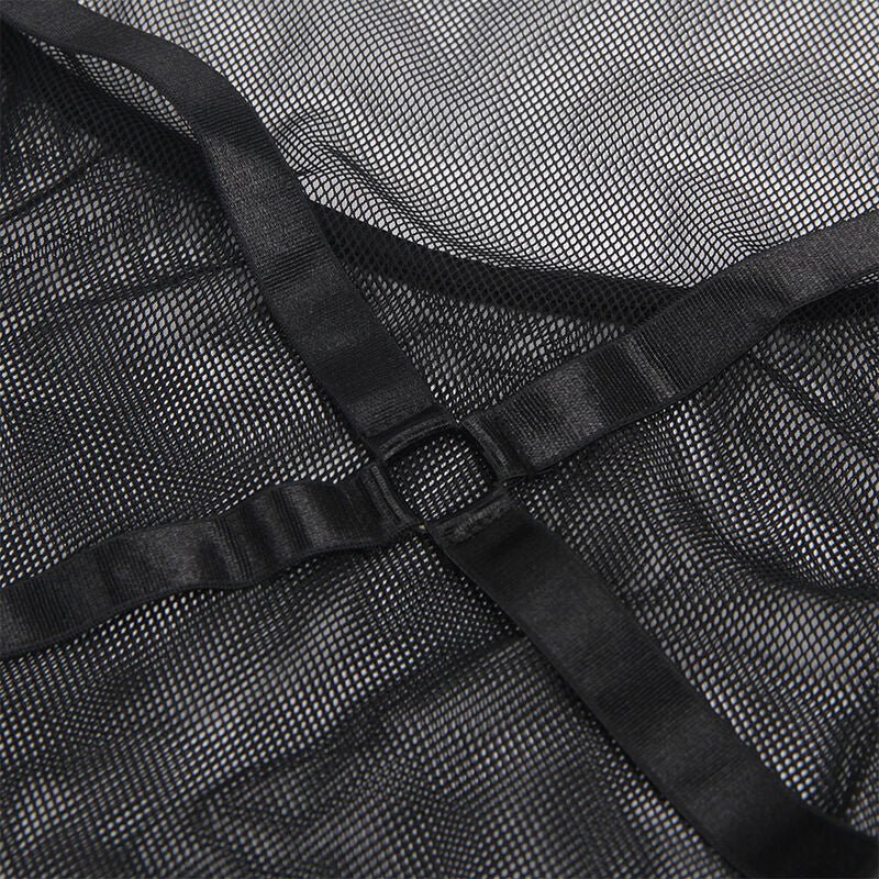 SUBLLIME - VESTIDO HALTER NECK TRANSPARENTE PRETO S/M - Toys "n" Us