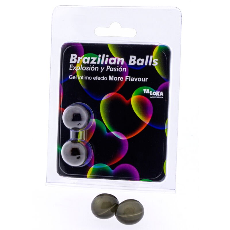 TALOKA - 2 BRAZILIAN BALLS MORE FLAVOUR EFFECT EXCITING GEL - Toys "n" Us