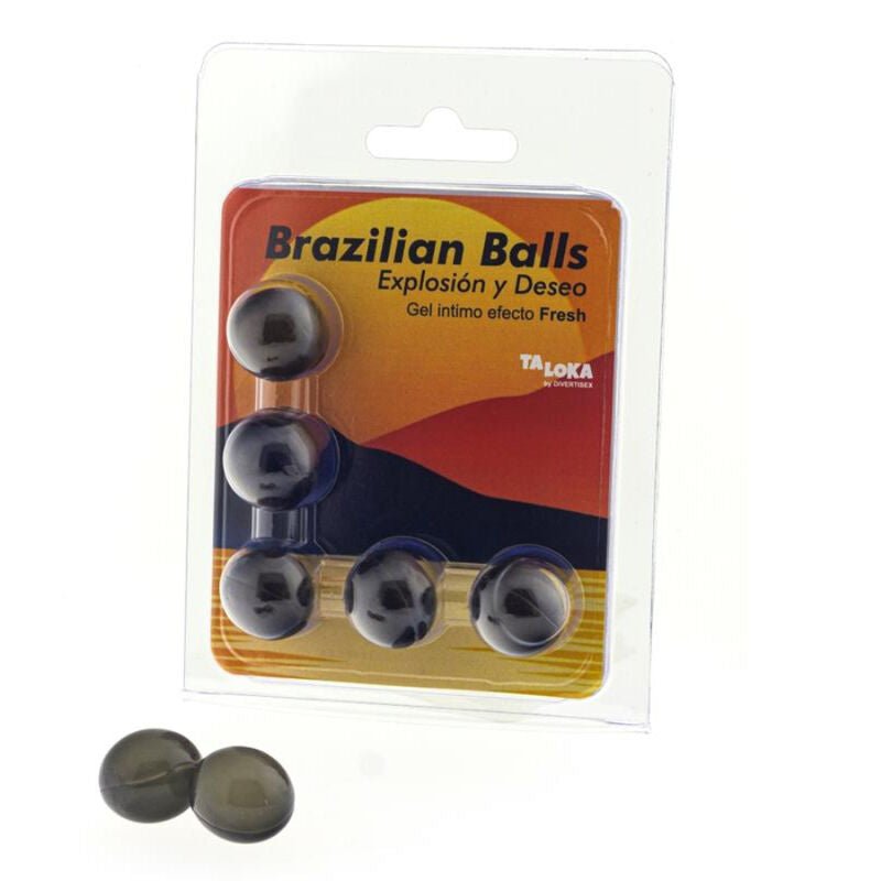 TALOKA - 5 BRAZILIAN BALLS FRESH EFFECT EXCITING GEL - Toys "n" Us