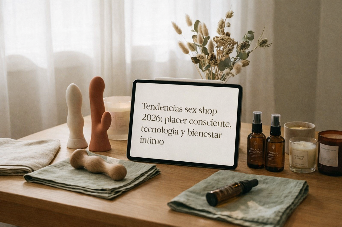 Tendencias sex shop 2026: placer consciente, tecnología y bienestar sexual