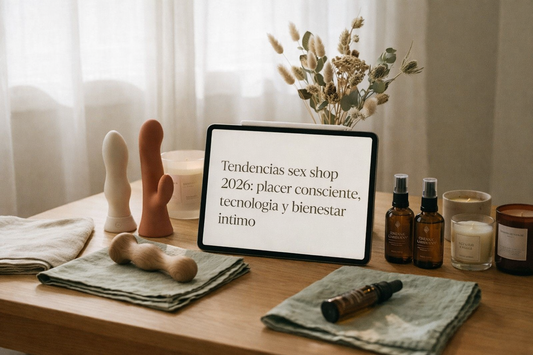 Tendencias sex shop 2026: placer consciente, tecnología y bienestar sexual