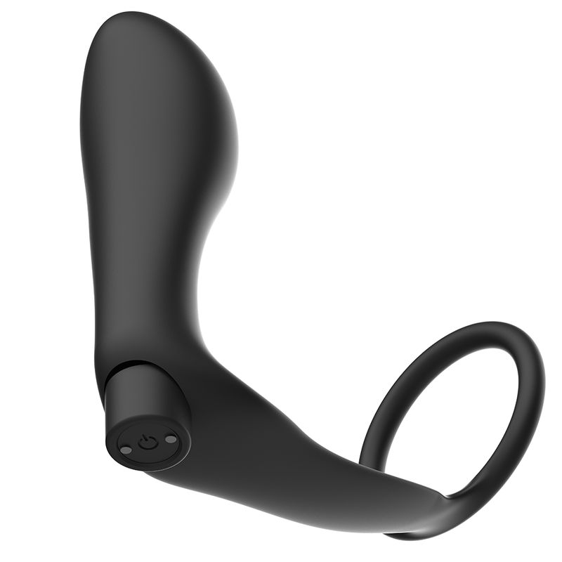 ADDICTED TOYS - ANEL DE PÊNIS COM CONTROLE REMOTO PLUG ANAL PRETO RECARREGVEL - Toys "n" Us