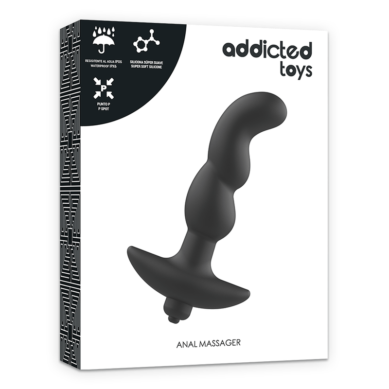 ADDICTED TOYS - MASSAGER ANAL COM VIBRAO PRETA MODELO 2 - Toys "n" Us