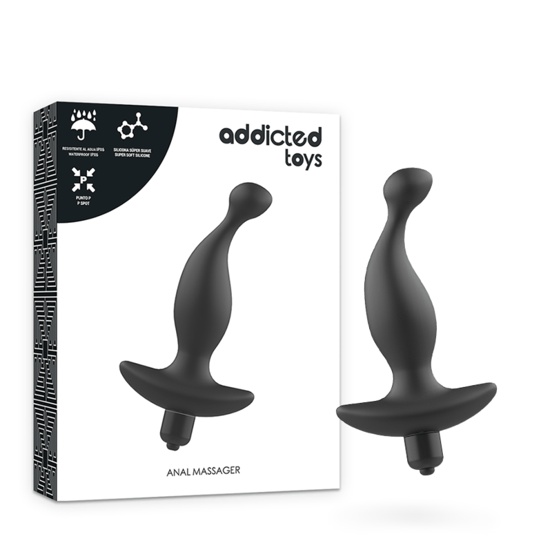 ADDICTED TOYS - MASSAGER ANAL COM VIBRATIONMODEL PRETO 1 - Toys "n" Us