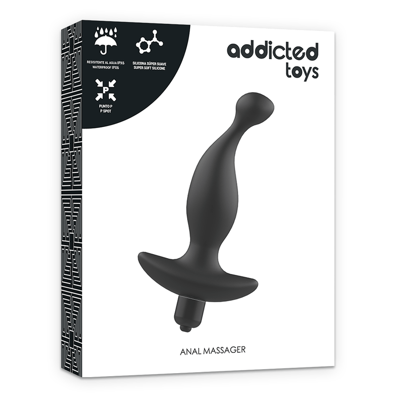 ADDICTED TOYS - MASSAGER ANAL COM VIBRATIONMODEL PRETO 1 - Toys "n" Us