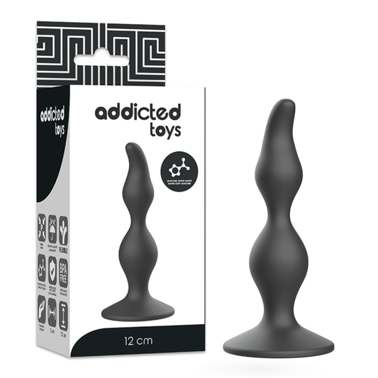 ADDICTED TOYS - PLUG SEXUAL ANAL 12 CM PRETO - Toys "n" Us