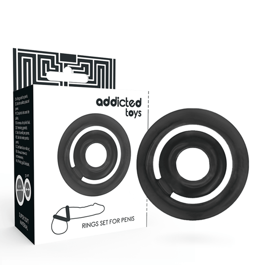 ADDICTED TOYS - POTENZ - C - RING PÊNIS PRETO - Toys "n" Us