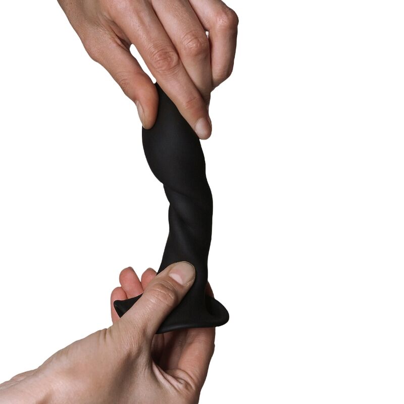 ADRIEN LASTIC - HITSENS 5 SILICONE DILDO BLACK - Toys "n" Us