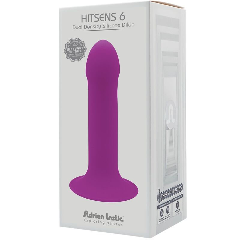 ADRIEN LASTIC - HITSENS 6 SILICONE DILDO VIOLET - Toys "n" Us