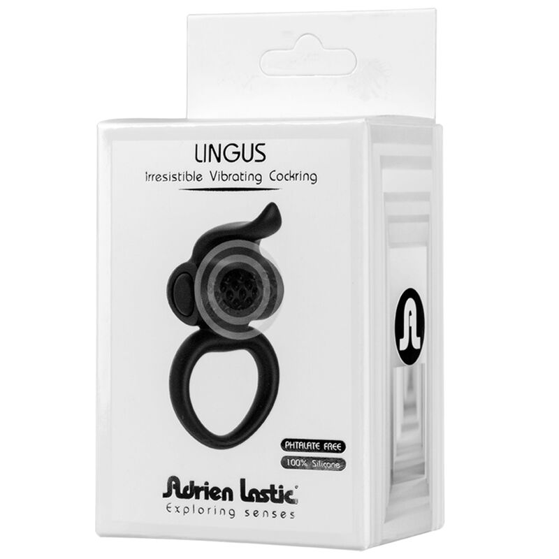 ADRIEN LASTIC - LINGUS BLACK VIBRATOR RING - Toys "n" Us