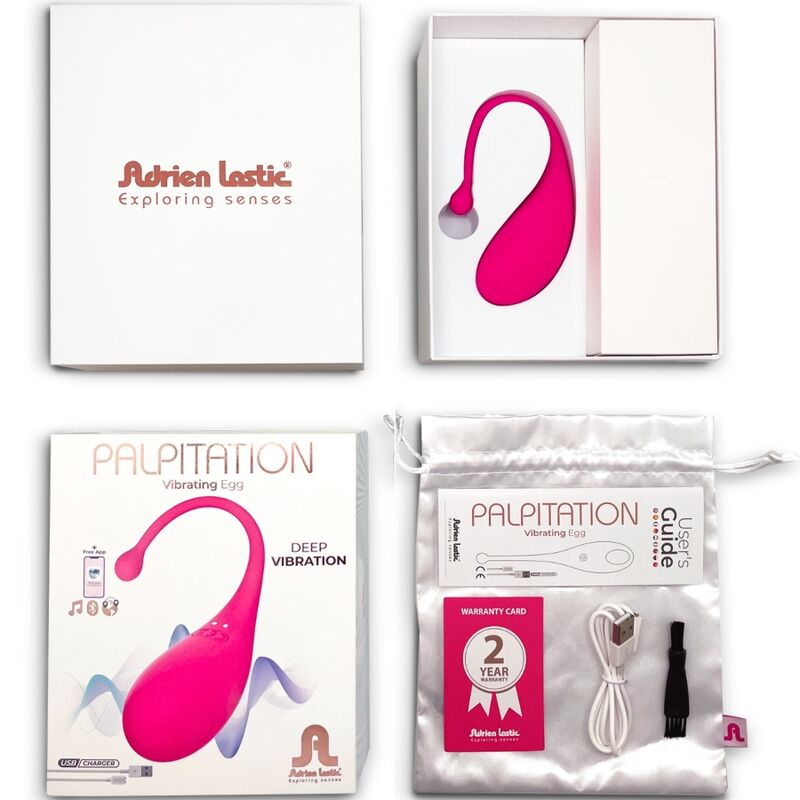 ADRIEN LASTIC - PALPITATION VIBRATING EGG PINK - FREE APP - Toys "n" Us