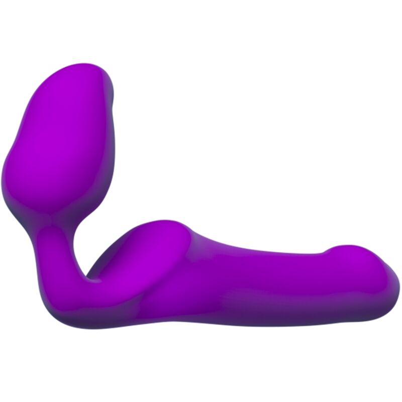 ADRIEN LASTIC - QUEENS STRAP - ON FLEXIBLE VIOLET SIZE M - Toys "n" Us